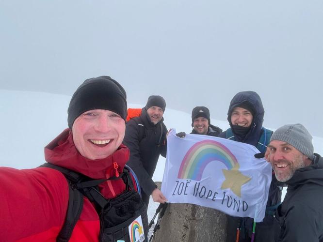 Grieving dad tackles Three Peaks challenge while carrying weight of late daughter