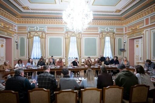 Zelensky made the comments to reporters