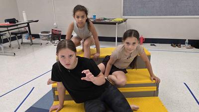Whitney Therrell, Scarlett Gans and June Gans will perform in “Lion King Jr.”