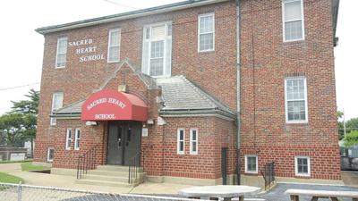 The old Sacred Heart school building, at 201 Brierton Lane, in Festus is across the street from the church, which is in Crystal City.