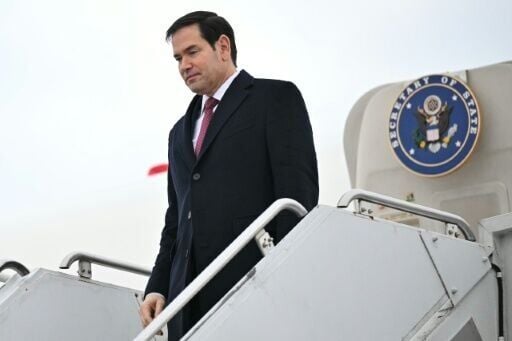 US Secretary of State Marco Rubio arrives in Hamilton, Canada for a G7 meeting in Niagara-on-the-Lake