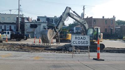 Work began on July 21 to renovate the Festus South Second Street parking lot.