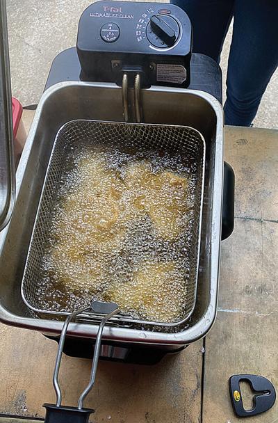 frying fish