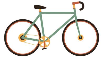 bike bicycle graphic stock