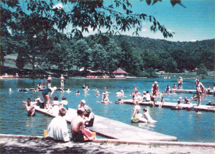 Looking Back To Echo Lake Looking Back