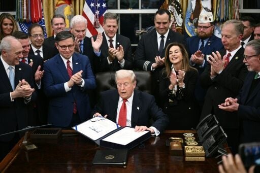 US President Donald Trump signed legislation to reopen the federal government -- but trading floors did not respond with enthusiasm