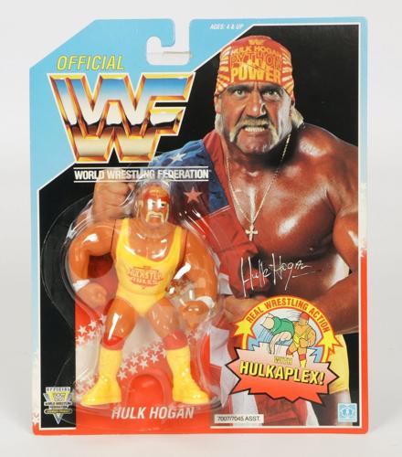 WWF wrestling figures from the 1990s fetch thousands of pounds at auction