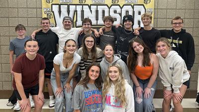 Windsor High School 2025 homecoming court