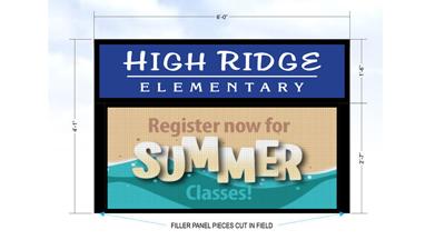 The school board agreed to spend $27,843 to buy a digital sign that is expected to be installed sometime this month.