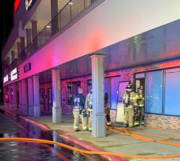 Fire damages ceiling of Arnold laundromat