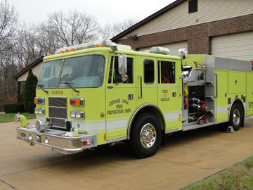 Cedar Hill firetruck, art option