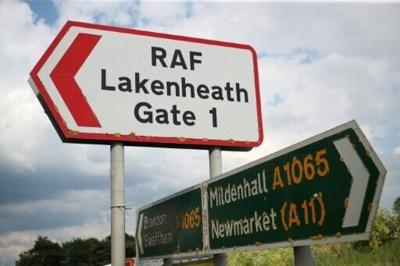 The base near the village of Lakenheath hosts US Air Force fighters