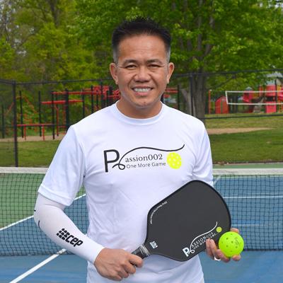 Tony Hoang, 50, of Crystal City started playing pickleball five years ago.