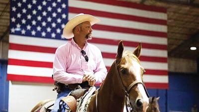 Erik Pope in the arena