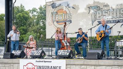 The 36th annual George Portz Traditional Music Festival drew 10 bands including Big River Trio and the Friends of Bluegrass bands.
