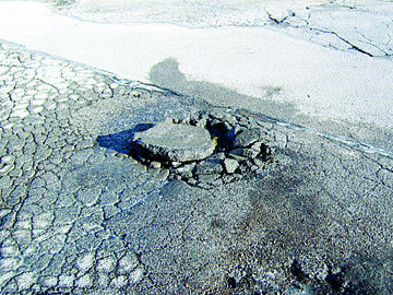 pothole