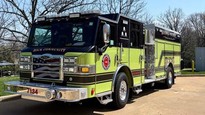 The Rock Community Fire Protection District recently purchased a 2026 Pierce Velocity pumper truck with money from a bond issue voters approved in April 2025.