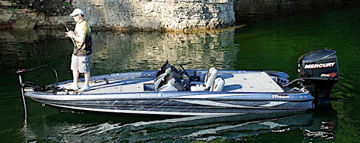 A bass boat similar to this one recently was stolen from a Festus-area home and then recovered at an Imperial storage business.