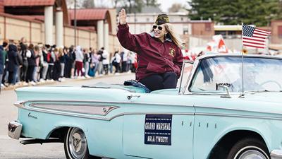 Grand marshal of the parade, Arla Tweety.