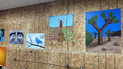 Herculaneum High School students provided artwork for MRV Banks’ walls.