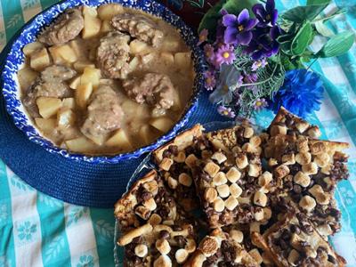 Steak Supper, Rocky Road Crescent Bars