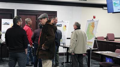 More than 50 community members visited the Jefferson County Administration Center in Hillsboro on March 6 to discuss the draft Master Plan.