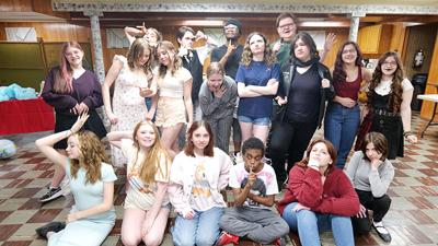 Group shot of cast of “The Actor Games.”