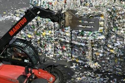 Under EU rules, single-use plastic bottles need to contain at least 25 percent of recycled plastic -- with the share set to increase to 30 percent by 2030