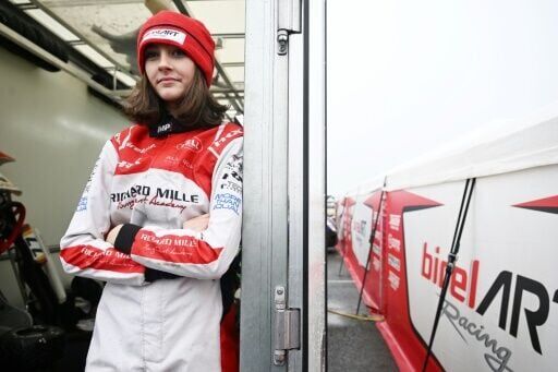 Skye Parker, 15, from north Wales, is determined to be a Formula 1 world champion