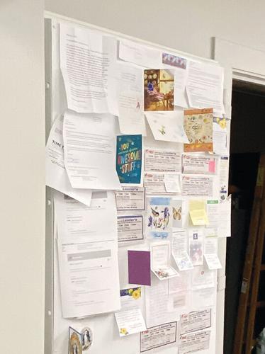 Leader World Headquarters features a wall of thank-you letters sent from readers throughout our coverage area.