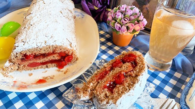 Cherry-Filled Chocolate Jellyroll