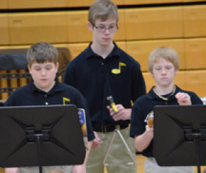 Festus Seventh-Grade Band at Windsor Middle School Music Festival 