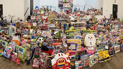 Toys donated for this year’s Northwest Jefferson County Chamber of Commerce toy drive.