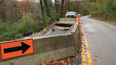 Part of Romaine Creek Road will be closed Dec. 2-20 for repairs.