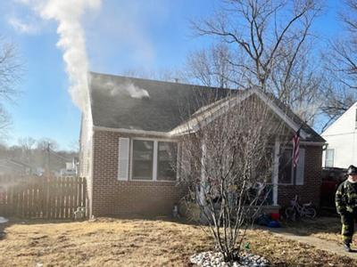 This home on Huber Street in Festus recently was damaged by fire.