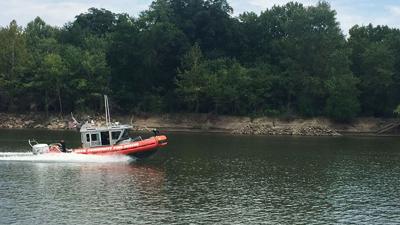 This Rock Fire water rescue boat responded to a call for a stranded boat after a man was thrown overboard.