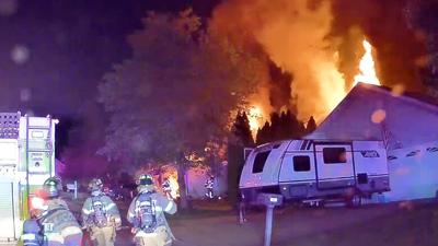 This home on Wind Rose Drive in Imperial was damaged by a fire on July 4.