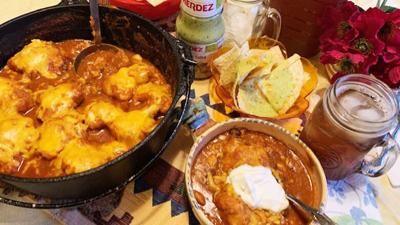 Southwestern Turkey Dumpling Soup