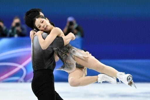 Riku Miura and Ryuichi Kihara of Japan won the Olympic pairs figure skating title