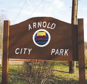 Arnold City Park sign
