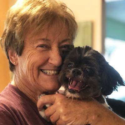 Lisa Engle sent in this photo of her mom, Carol Thomure of Crystal City, snuggling up to Daisy.