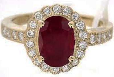 diamond and ruby ring