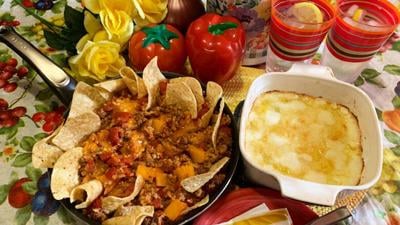 Scalloped Summer Squash, Fiesta Skillet Dinner