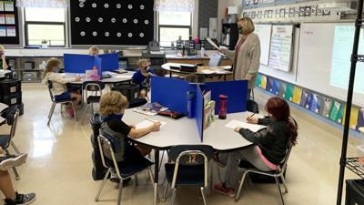 Amanda Teague's second--grade class at Fox Elementary