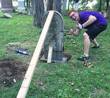 Tyler Schmidt's project at Richardson Cemetery