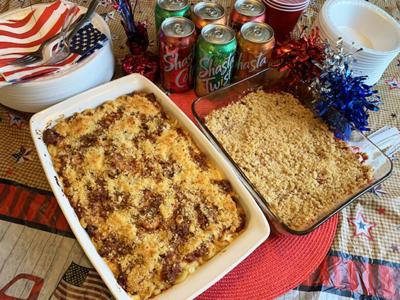 Hamburger Cheese Bake, Old-Fashioned Strawberry Dessert