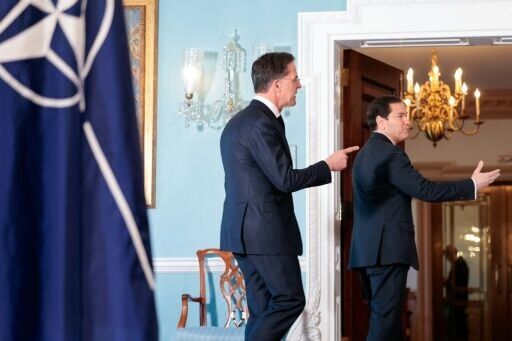 NATO Secrertary General Mark Rutte met with US Secretary of State Marco Rubio ahead of his meeting with Trump