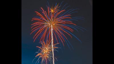 A fireworks display is scheduled to start at about 9:30 p.m. Saturday, Aug. 6, as part of a 1970s-themed picnic that will be held at Arnold City Park.