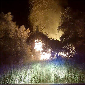 Suspicious fire