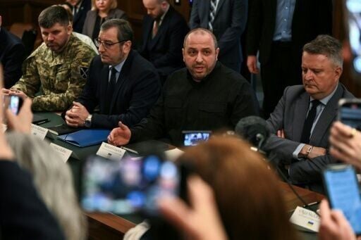 The Ukrainian delegation was led by security council secretary Rustem Umerov